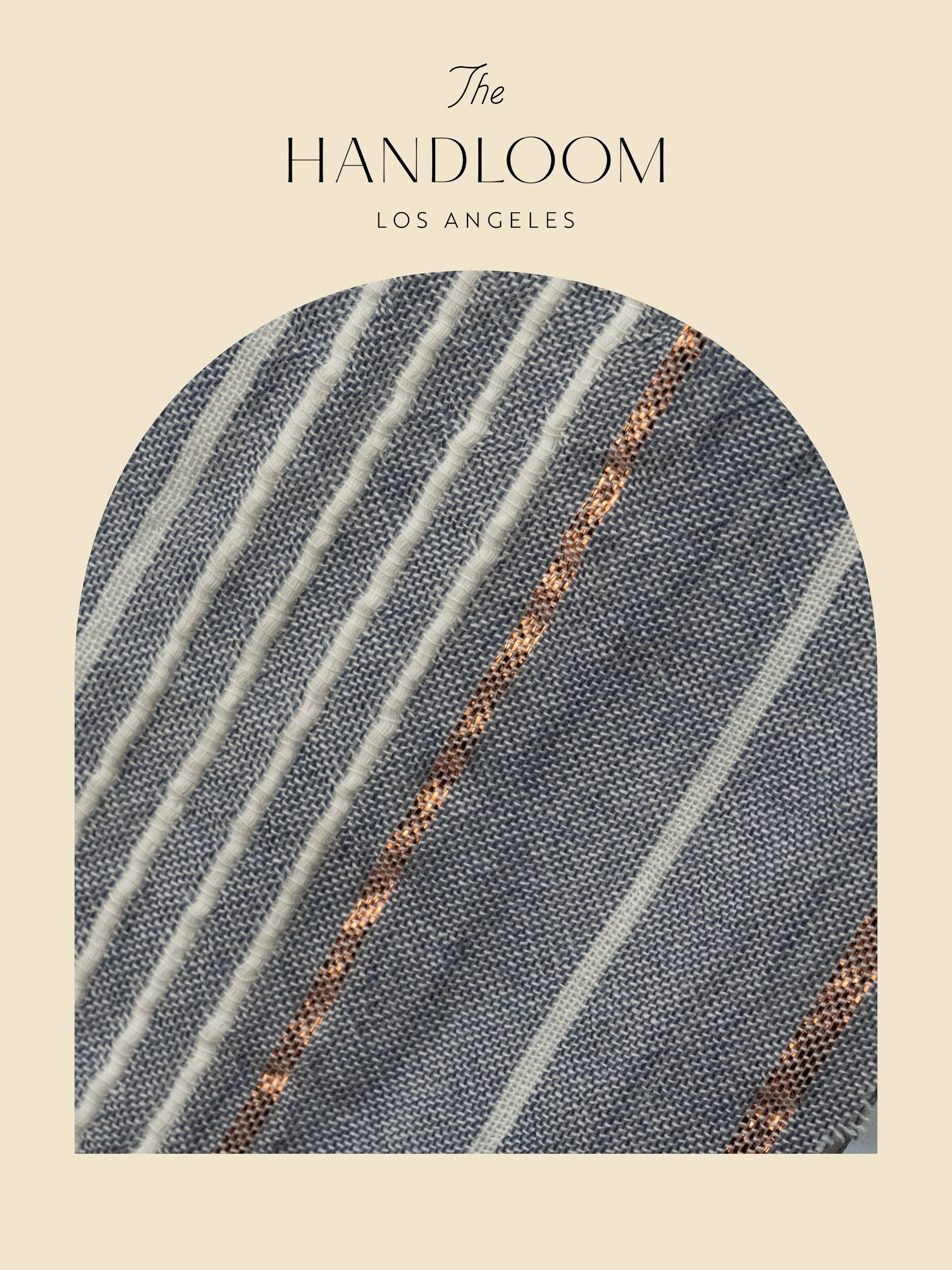 Canggu Maxi Dress Navy With Stripes - The Handloom