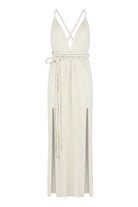 Muse Braided Straps Dress Black - The Handloom