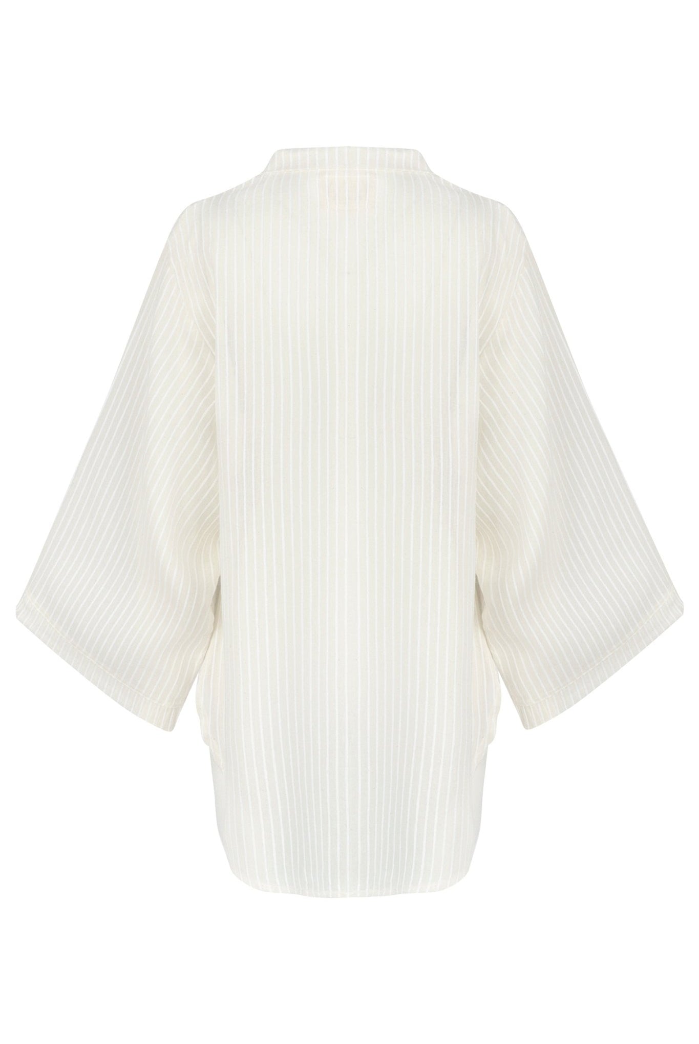 Sade Top White Stripes - The Handloom