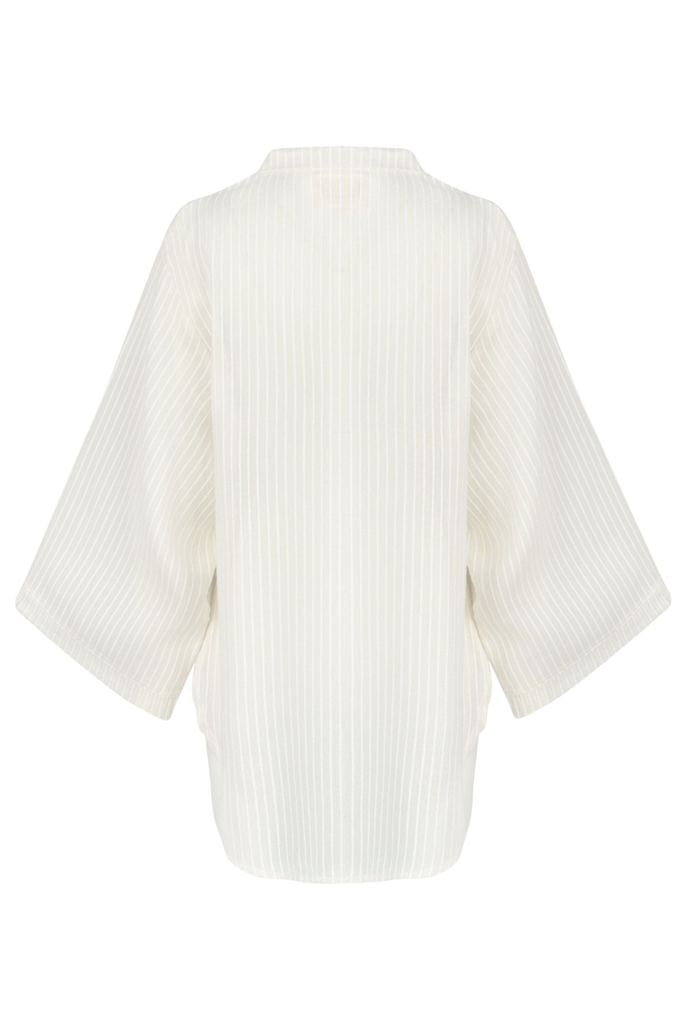 Sade Top White Stripes - The Handloom