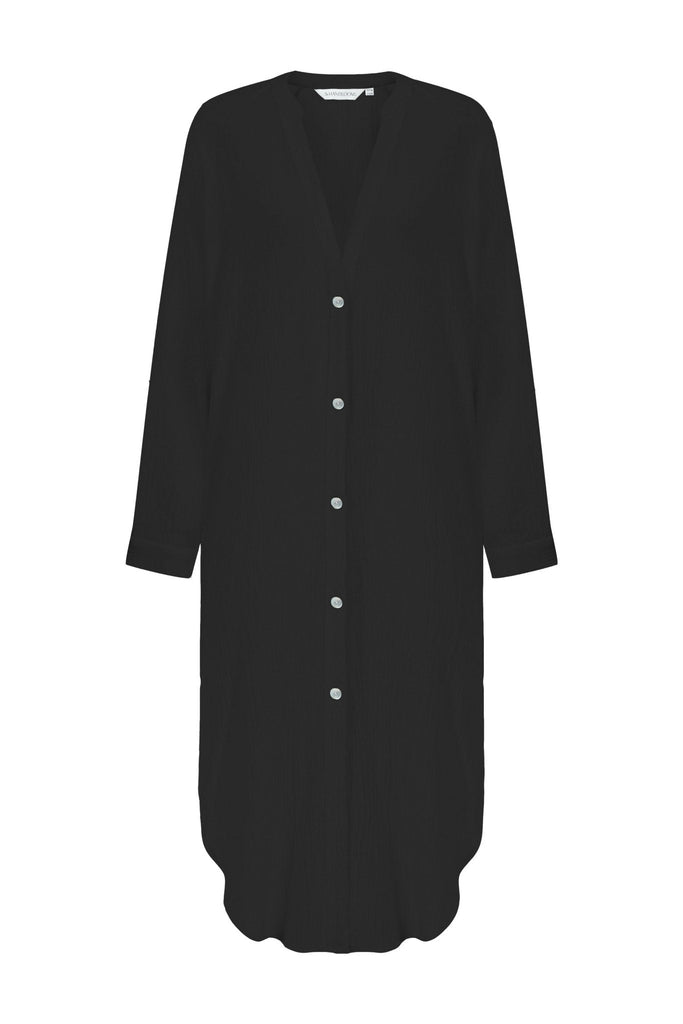Terra Shirt Dress Black - The Handloom