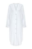 Terra Shirt Dress White - The Handloom