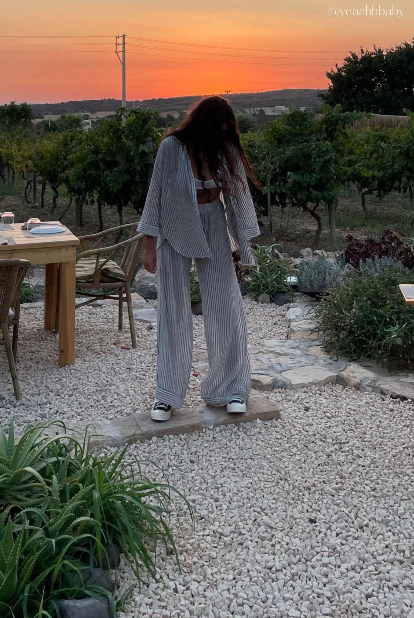 Voyage Set Black Stripes - The Handloom