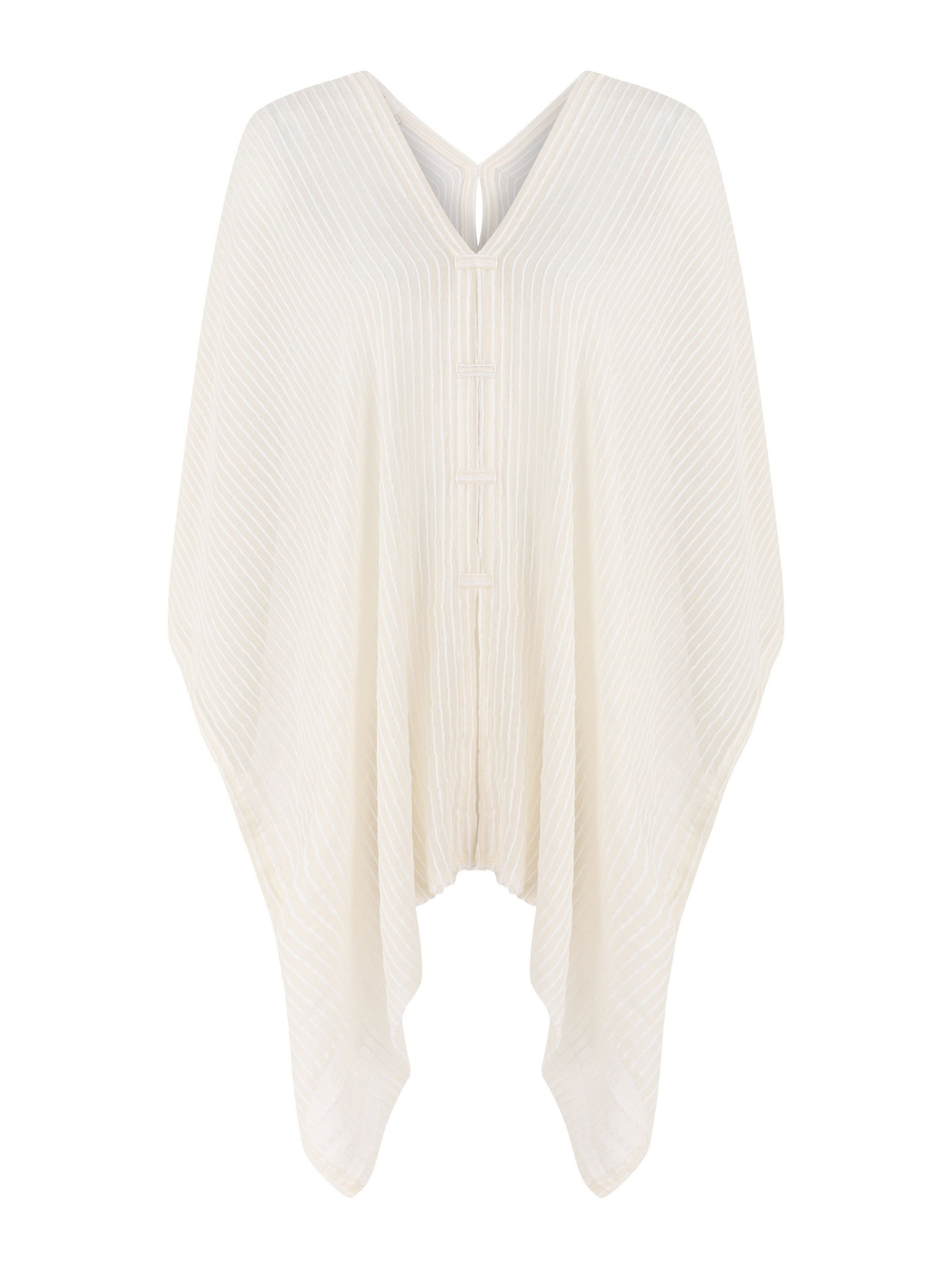 Ava Kimono White Stripes - The Handloom