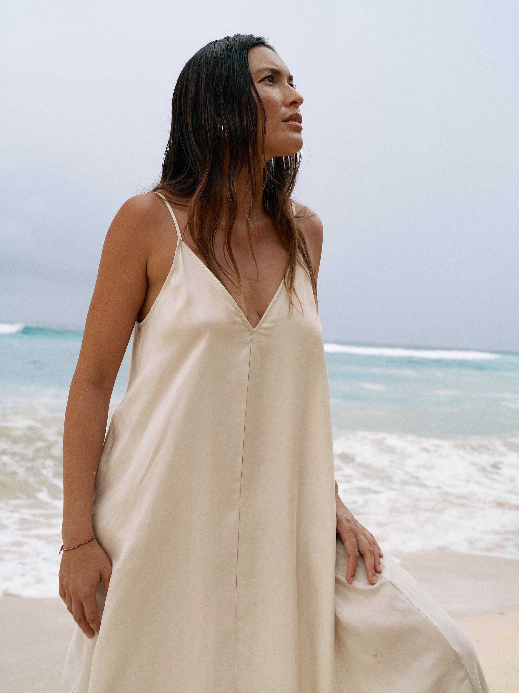 Lucid Flow Maxi Dress Sand / Medium/Large Lucid Flow Maxi Dress Sand / Medium/Large