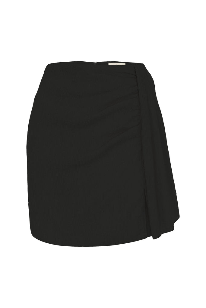 Bella Mini Skirt Black - The Handloom