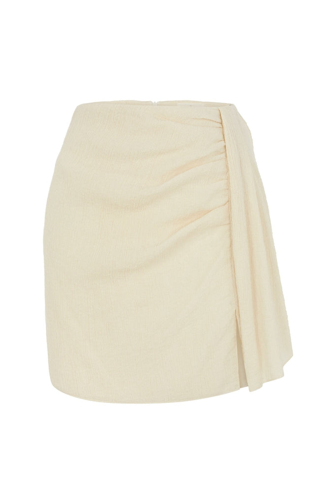 Bella Mini Skirt Natural - The Handloom