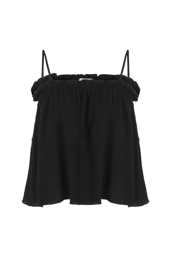 Ivy Top Black - The Handloom