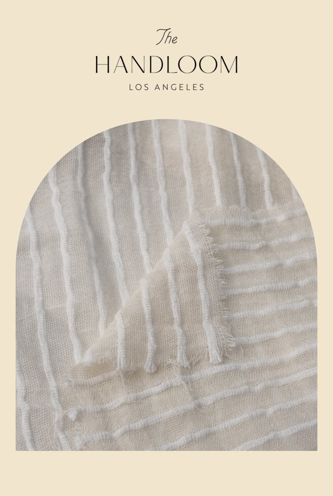 Ocean Short White Stripes - The Handloom