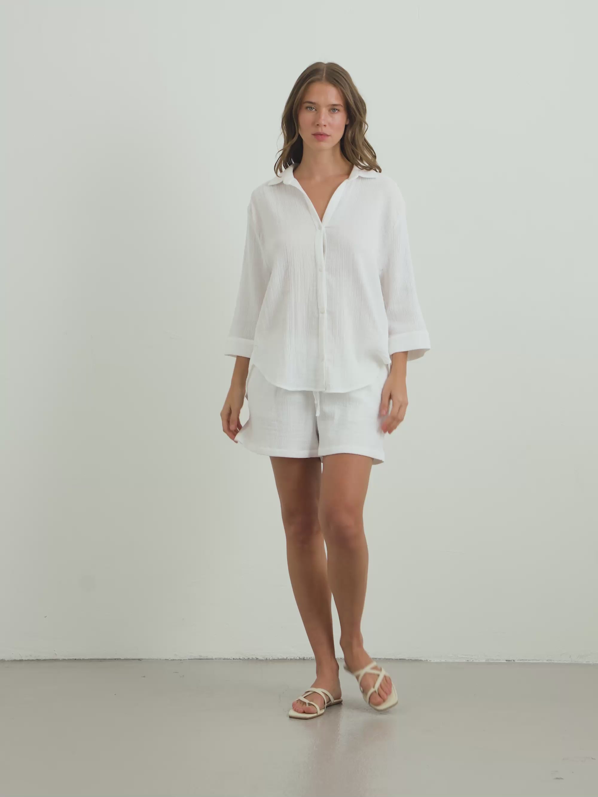 White Maxi Shirt – Turkish Cotton | The Handloom