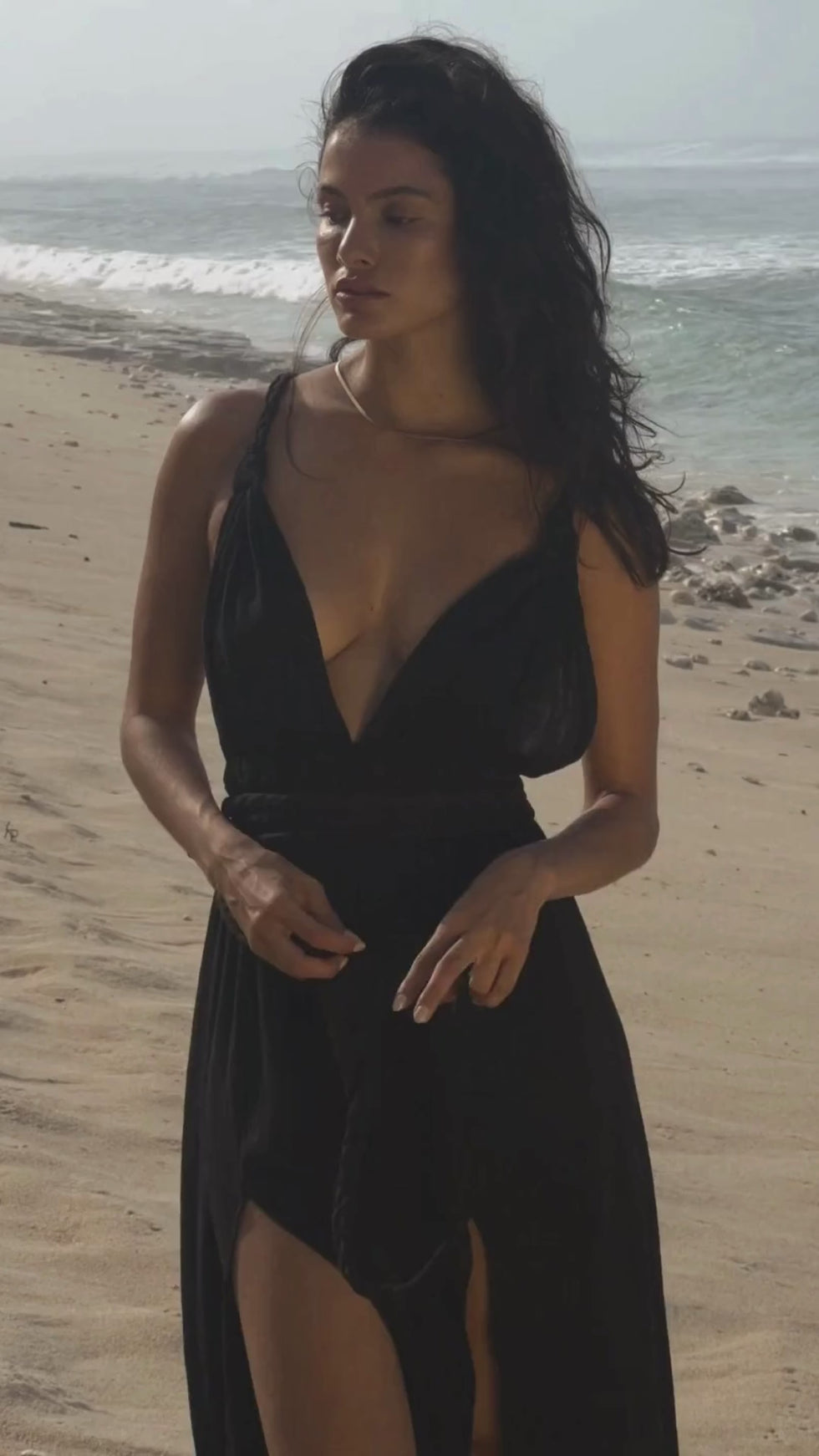 Muse Braided Straps Dress - Natural