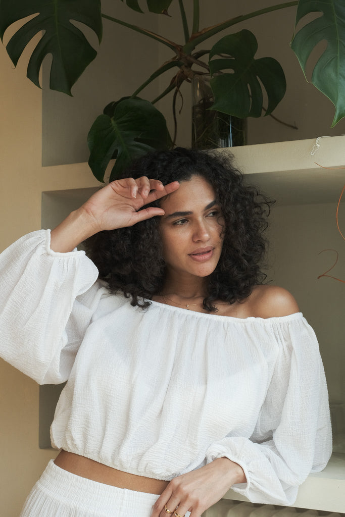 Stella Top White - The Handloom