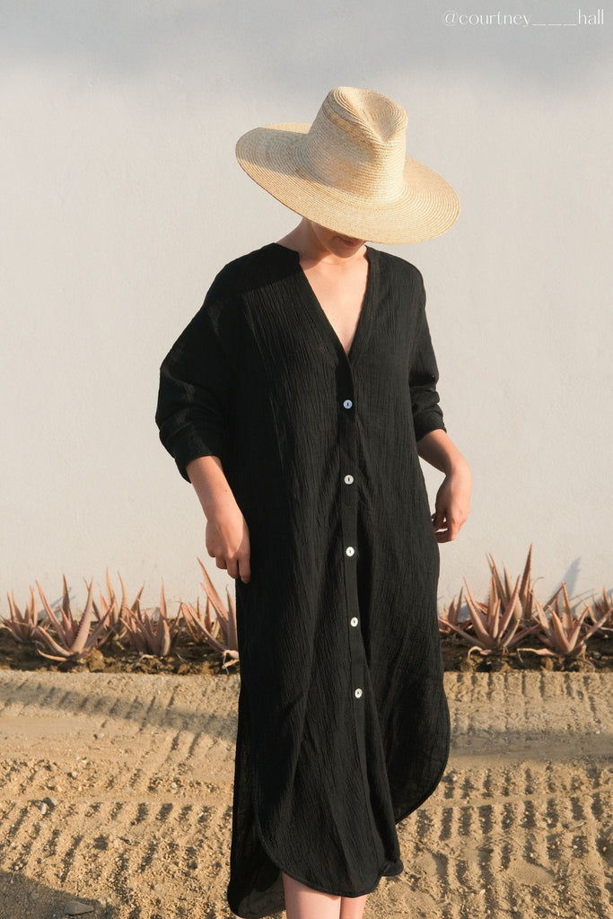 Terra Shirt Dress White - The Handloom