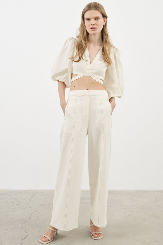Chloe Top Natural - The Handloom