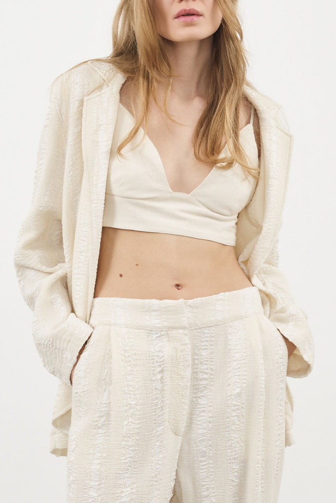 Lush Blazer Natural - The Handloom